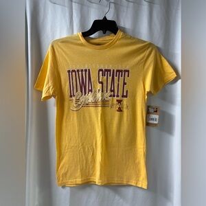 Rivalry Threads Iowa State Cyclones Unisex Small‎ Yellow Graphic T-Shirt NWT